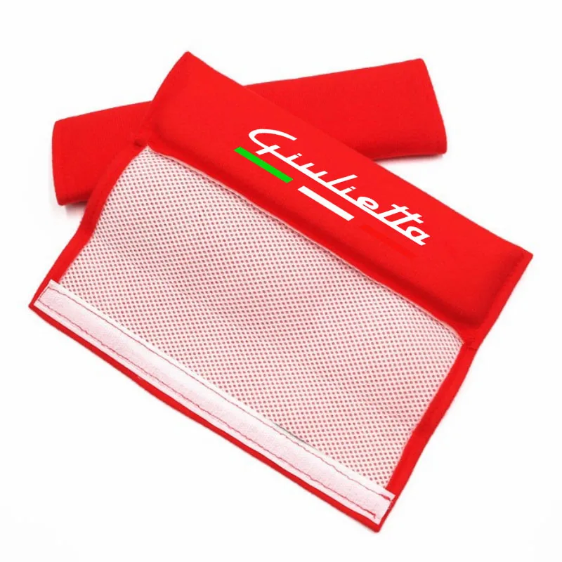 2Pcs Car Seat Belt Cotton Safety Belt Shoulder Cover Protection for Giulietta Auto Accessories