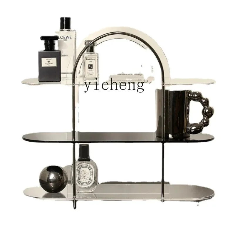 Acrylic Storage Rack Perfume Storage Rack Bedroom Desktop Water Cup Display CabinetN1