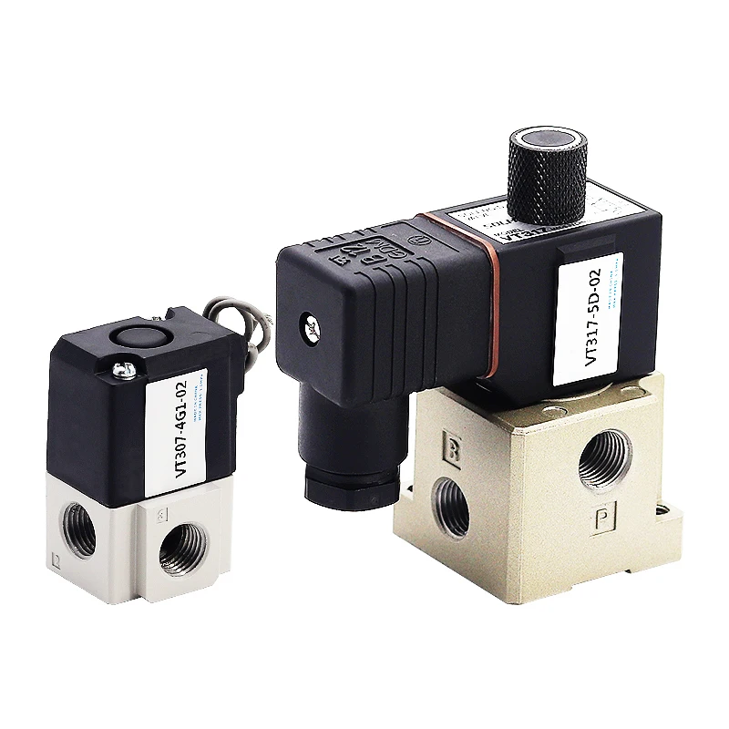 VT307/317-4G1/5G1/6G1-02 Pneumatic Two-Position Three-Way High-Frequency Solenoid Valve Vacuum Negative Pressure Control Valve