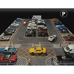 1:64 Scale 80X55cm Car Mat New York PD Streets Road Scene Accessory Parking Lot Mat NYPD For Diecast Vehicle Display Mouse Pad