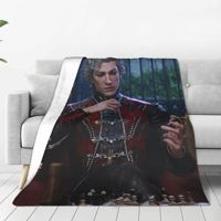 Astarion B-Baldurs Game Gate Flannel Blankets Vampire Character Awesome Throw Blanket Bedspreads 200x150cm Rug Piece Super Warm