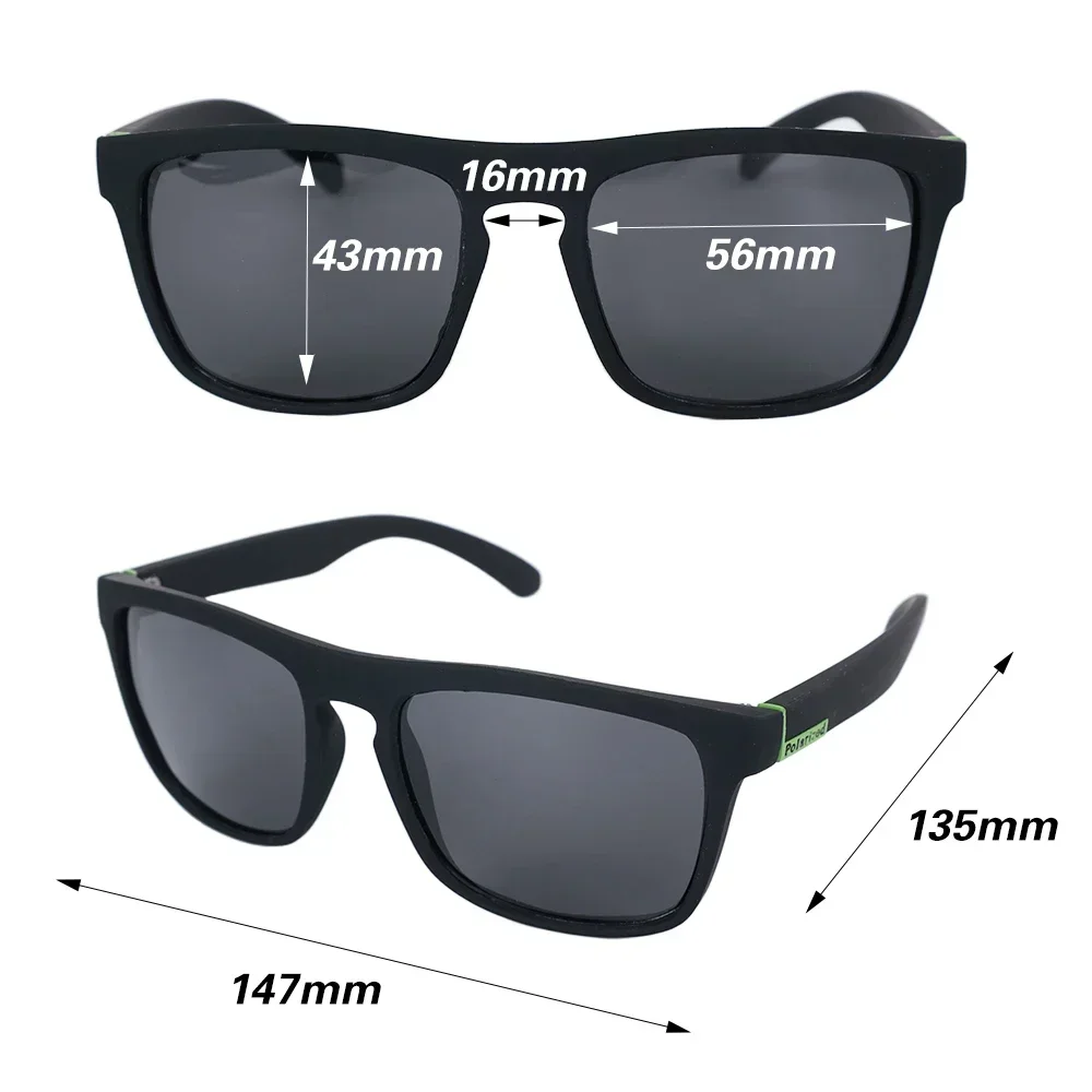 2024 Fashion Brand Square Sunglasses for Men Women Night Vision Car Driving Square Goggles Sunglass Dirt Bike Motorcycle Glasses