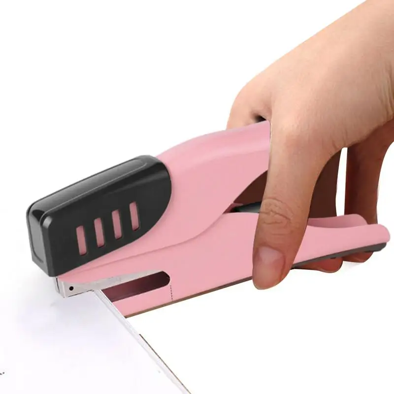 Hand Held Stapler Handheld Plier Stapler 25 Sheet Capacity Heavy Duty Ergonomic Handheld Plier Stapler For Fabric Crafts Office