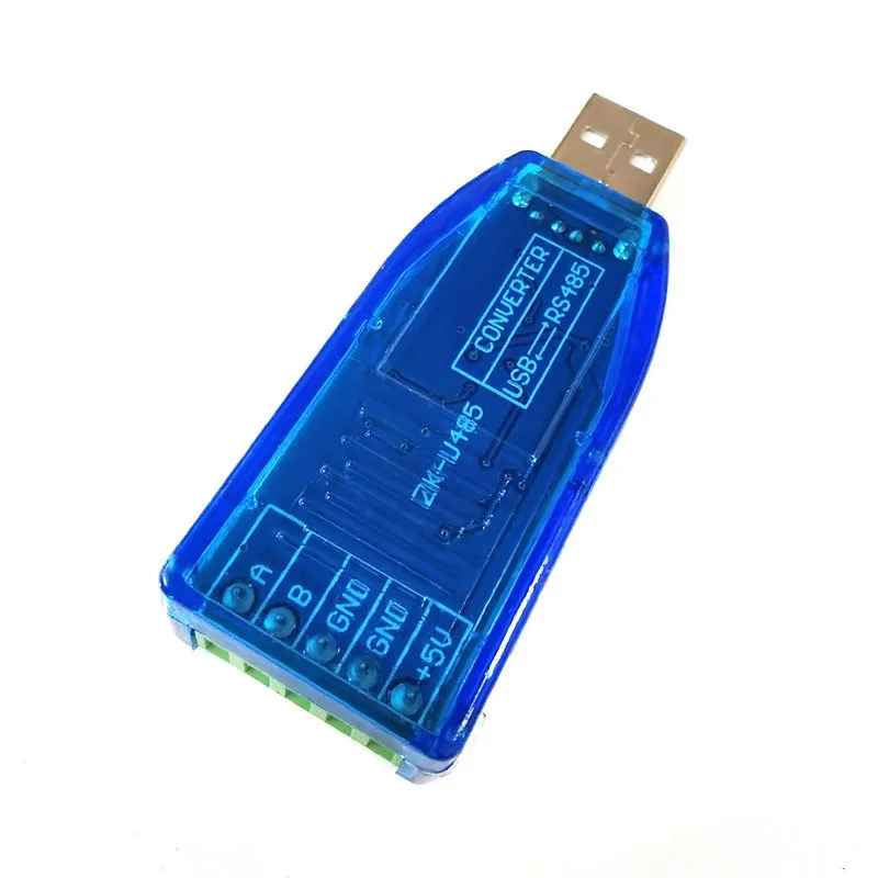 Industrial Grade Usb To Rs485 Communication Module Bidirectional Half Duplex Serial Cable Converter TVS Protection