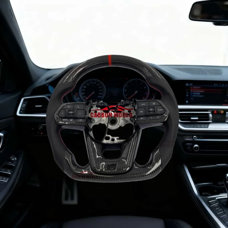 

For Toyota Land Cruiser LC200 LC300 120 150 200 LC79 LC70 LC76 FJ70 FJ79 FJ200 Prado Carbon Fiber Custom Sports Steering Wheel