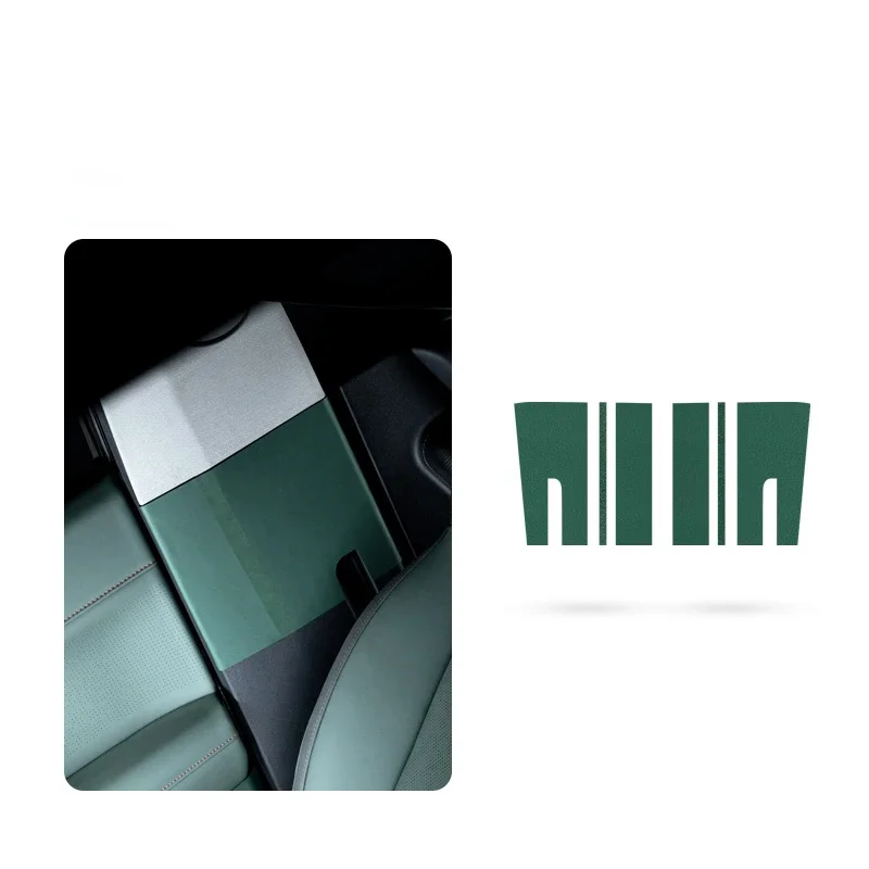 

Leather + Suede B-pillar Anti-collision Decorative Sticker Available in Multiple Colors Suitable For Chery Icar 03 2024