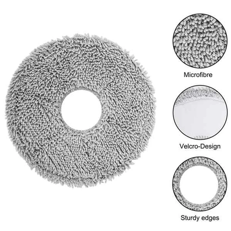 TCF-Spazzola laterale Mop Pad Sacchetto per la polvere Set da 6 pezzi per Roborock Q10 PF/Q10 PF+ Spazzatrice Robot Accessori