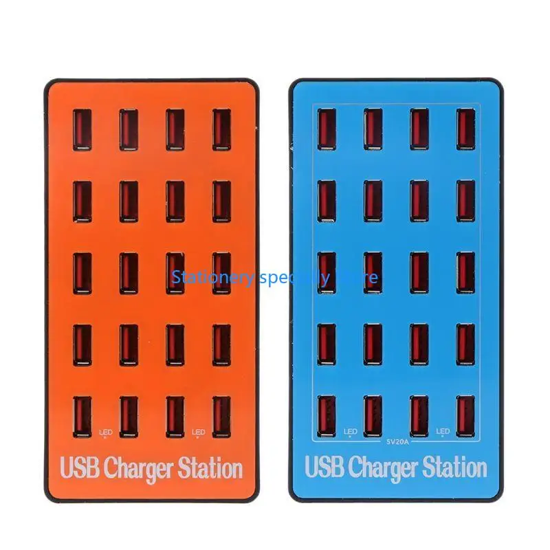 

P0RB 20A/100W 20 Port USB Hub Phone Power Charging Station Desktop 110 ~ 250V