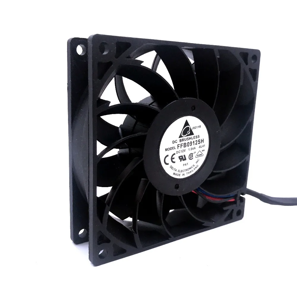 1 sztuk 90mm wentylator 92*92*25mm FFB0912SH z oryginalne złącze podwójny silnik 9025 12V 1.04A