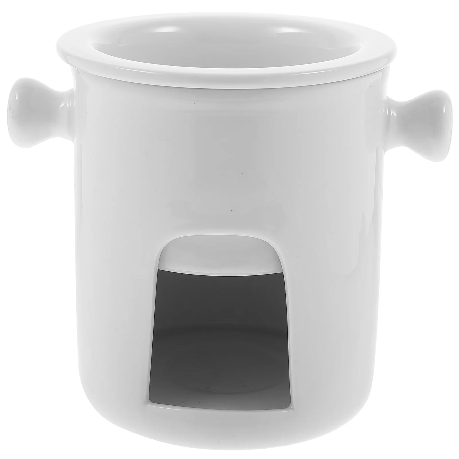 

Chocolate Fondue Melting Stove Ceramic Butter Cheese Warmer Compact Multifunctional Melting Pot for Home Party Kitchen Use