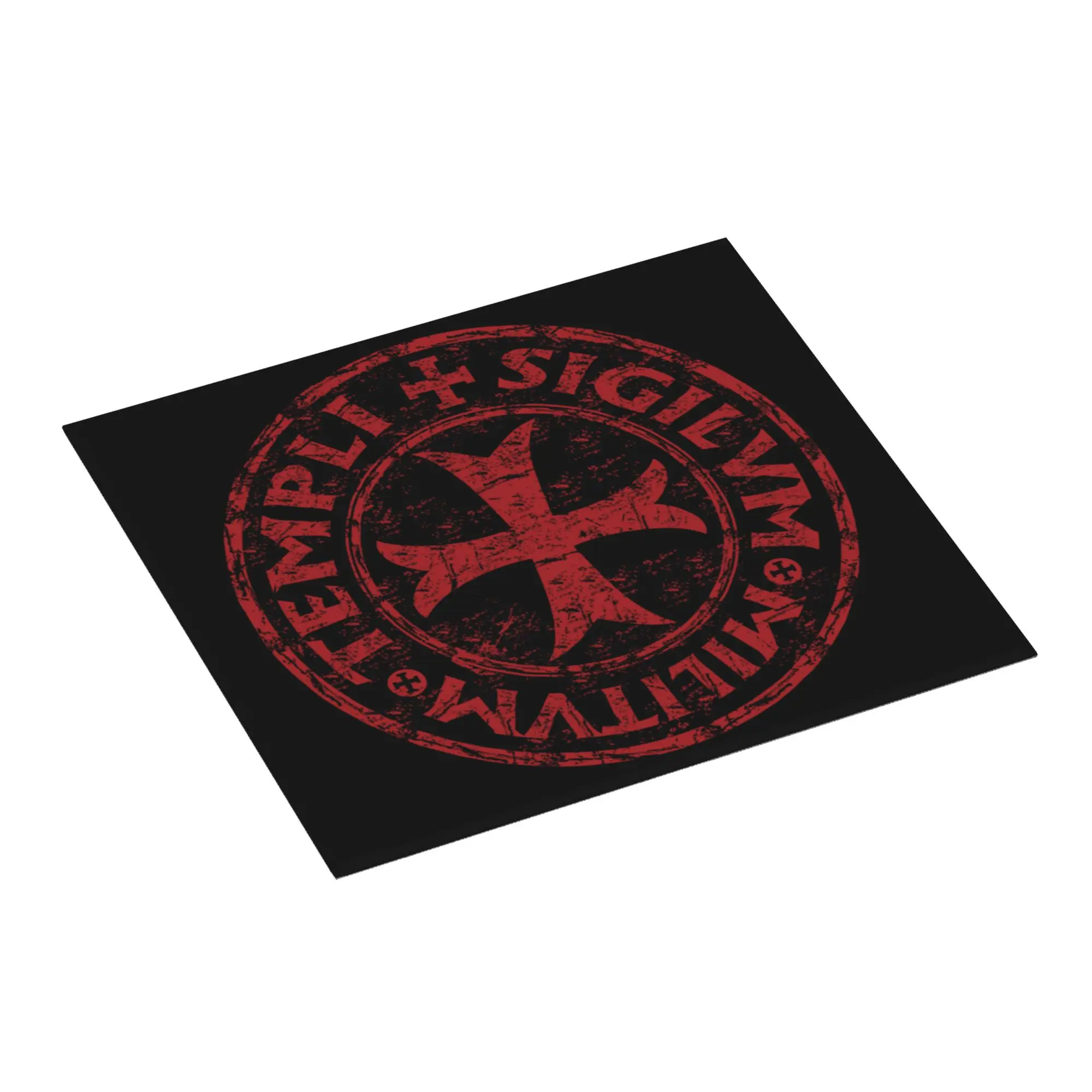 Drying Mat For Kitchen Templar Knight Seal Cross Medieval Warrior Deus Vult Water Absorbent Kitchen Counter Protector Mat