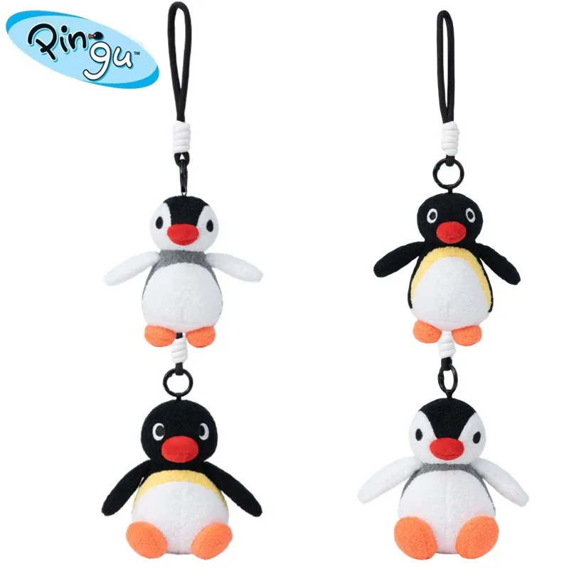 

Оригинальный плюшевый брелок Pingu Pinga: милый мультяшный персонаж для украшения сумок и рюкзаков, кавайный подарок для девочек-фанаток, модный хит 2026 года, горячая распродажа