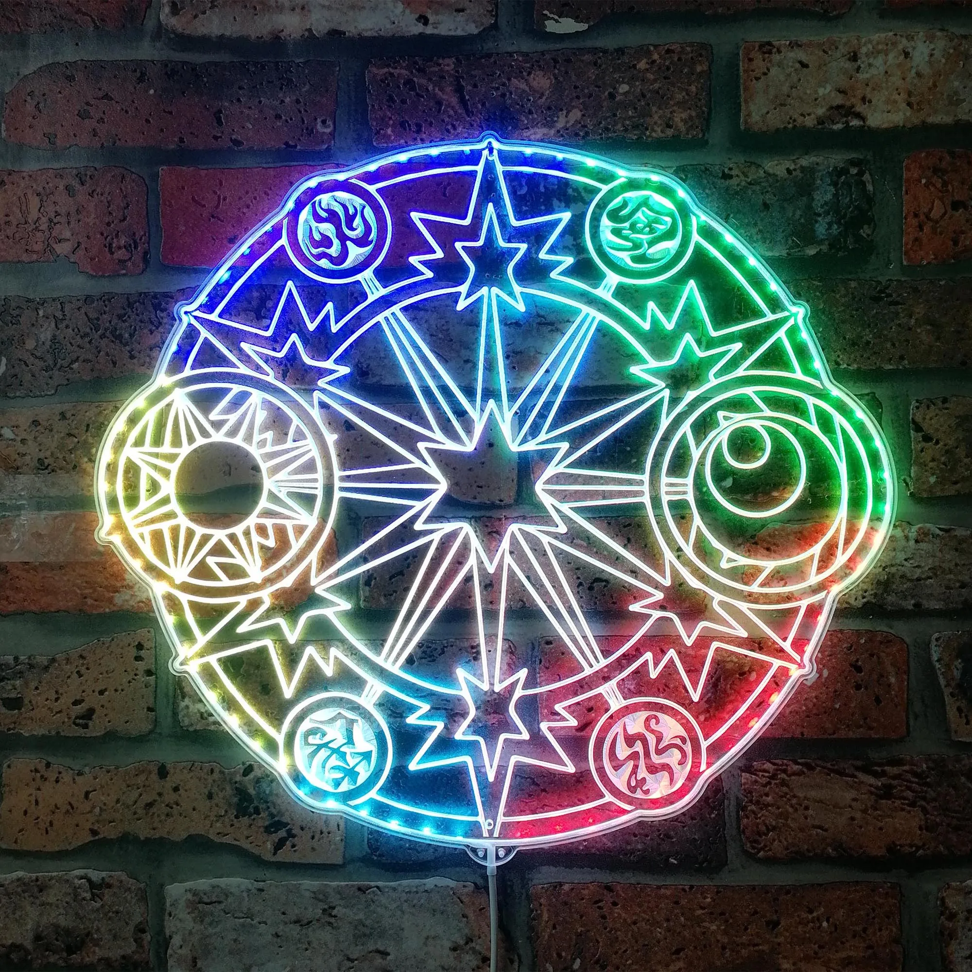 Cardcaptor Sakura Taro Dynamic RGB Edge Lit LED Sign, Game Room Decor, Gaming Night Light