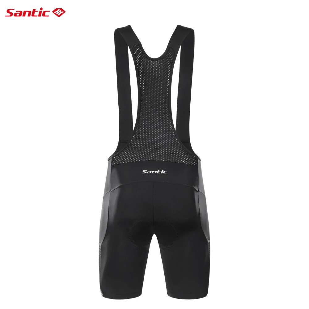 Santic New Summer Men Cycling Bib Shorts With Pockets 4D Padded Breathable  MTB Road Bicycle Bib Shorts Bottom WM3C05175H