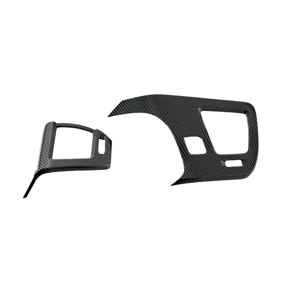 2x Car Dashboard Air Outlet Vent Cover Trim For Lexus NX 250 350 450h 2022 Right Hand Drive ABS Carbon Fiber Vent Frame Sticker