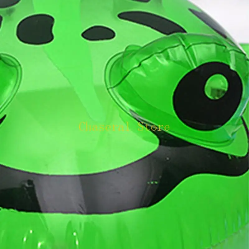 

E7CE Funny Inflatable Frogs with Flashing Light Toddler Kids Children Gifts Animal Blow up Toy Party Decoration