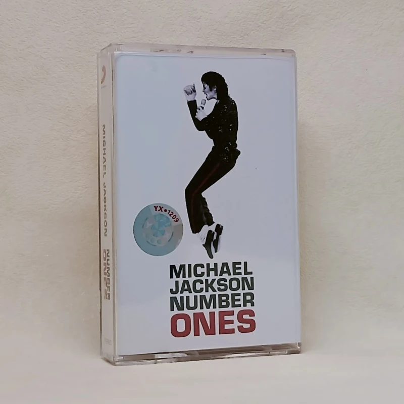 

Classic Michael Jackson Music Cassettes Number Ones Album Black or White Music Tape Cosplay Recorder Walkman Car Soundtracks Box