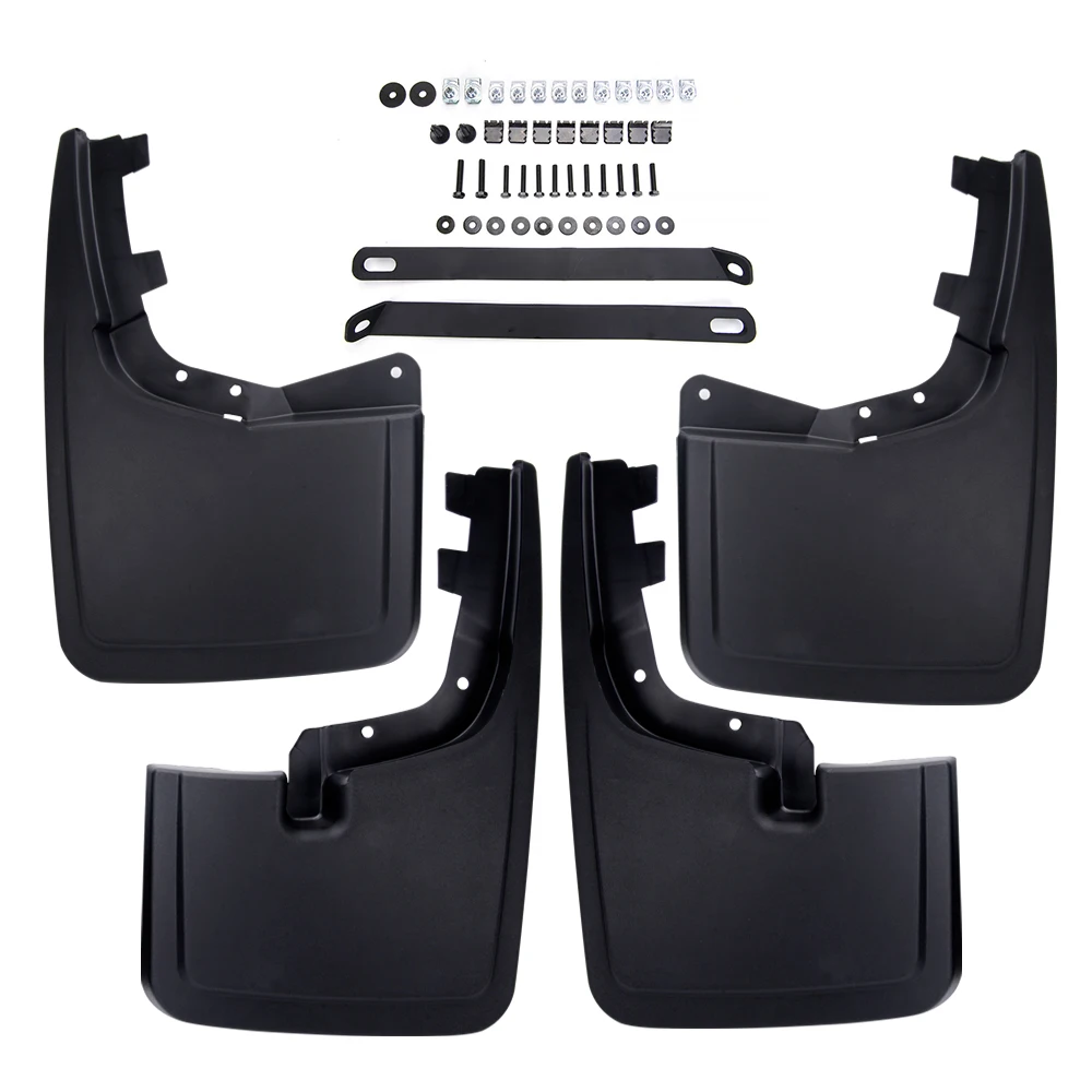 4PCS Paraspruzzi Paraspruzzi Parafango ML3Z-16A550-AA ML3Z-16A550-BA Anteriore Posteriore Paraspruzzi Paraspruzzi Per Ford F-150 2021-2025 LKT181