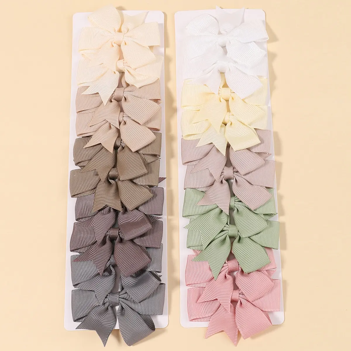 20 Stück Sonnenblumen-Band-Haarspangen, 2,36 Zoll, Pony-Haarspange, jubelnde Schleife, Kinder-Mädchen-Kopfschmuck, lebendige Farben, gemischte Masse