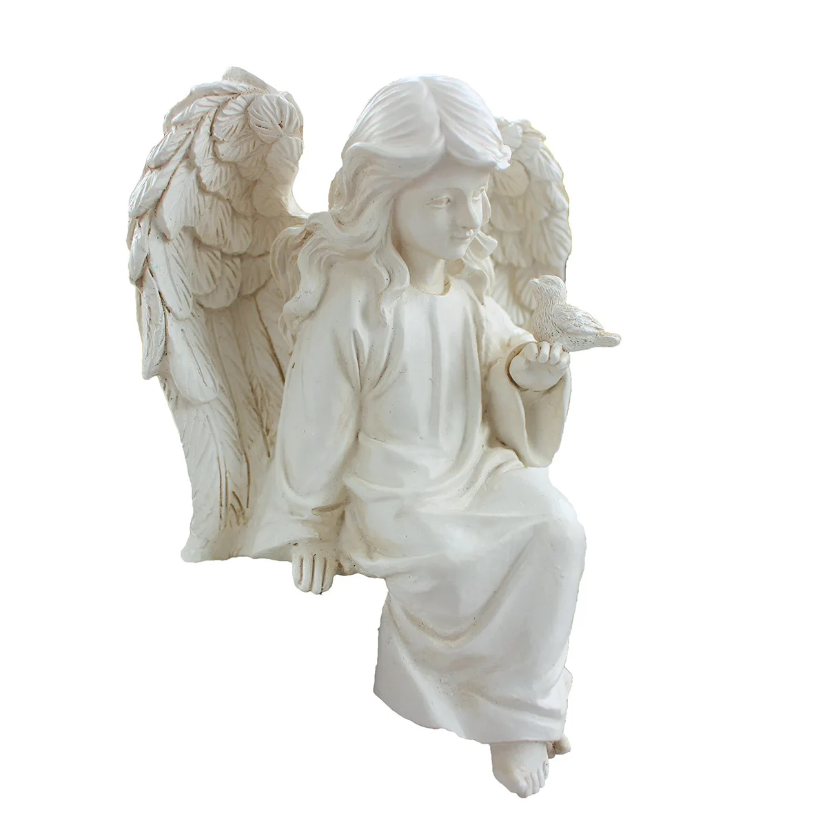 ‌Handmade Angel Figurine - Scandinavian Style Decor for Bedroom & Study‌