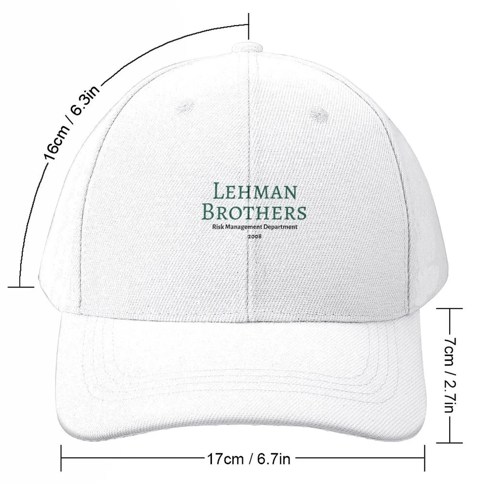 Lehman Brothers Risk Management 2008 Financial Crisis, financial crisis Baseball Cap party Hat funny hat Mens Hats Women's