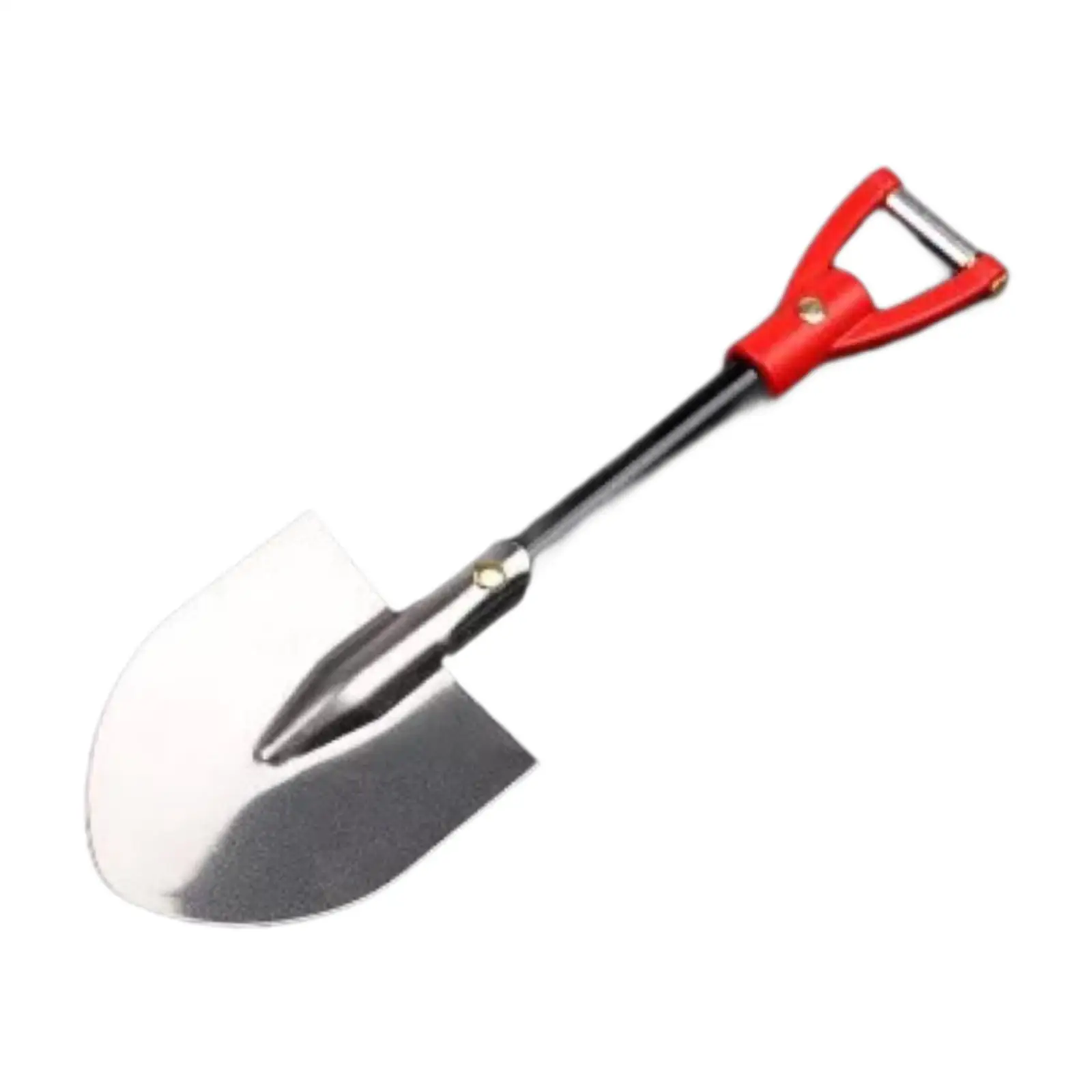 RC Car Decorative Shovel Red Metal Upgrade Accessory for Small RC Cars Universal 1/12 Crawler Parts