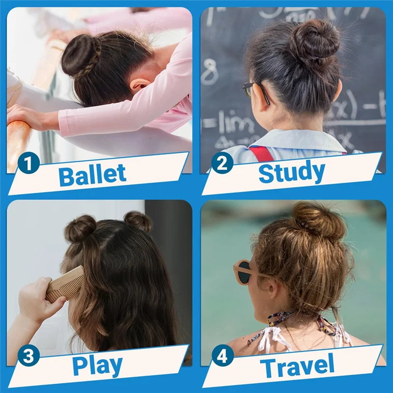 【مشعبية】مجموعة صانعة الكعك وشبكة الشعر النسائية: 8 صناعات، 10 شبكات غير مرئية بنية، 5 أشرطة مطاطية، 40 دبابيس على شكل حرف U، بيج