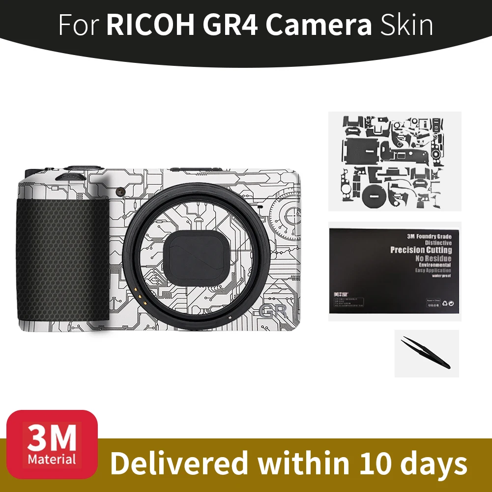 

Для кожи RICOH GR4, наклейка для камеры RICOH GRIV, устойчивая к царапинам защитная пленка, полная защита