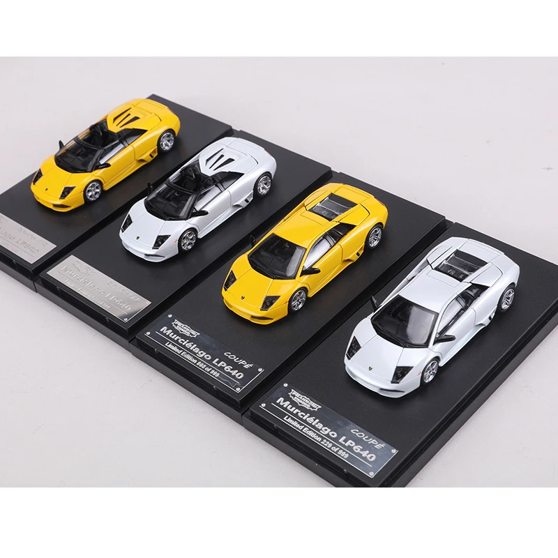 PK 1:64 Murciélago LP640 Convertible/hardtop sports car Alloy Model Car view 4