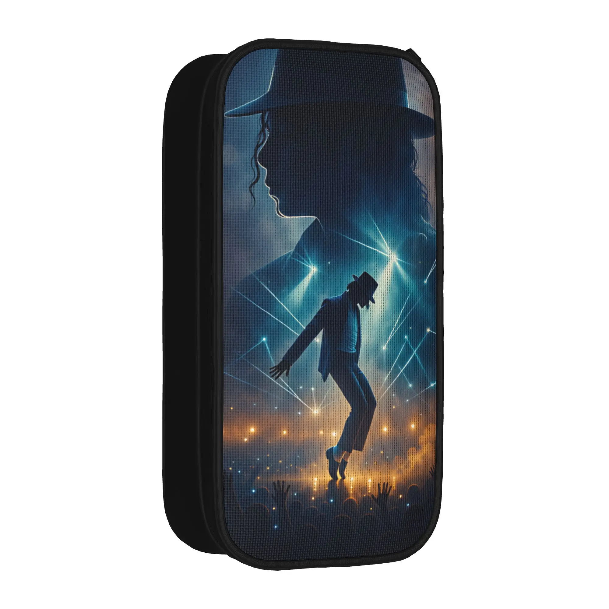 M-Michael Jacksons Pencil Case  Kids Cool Pencil Pouch Printed School Pencil Cases Supplies Birthday Present