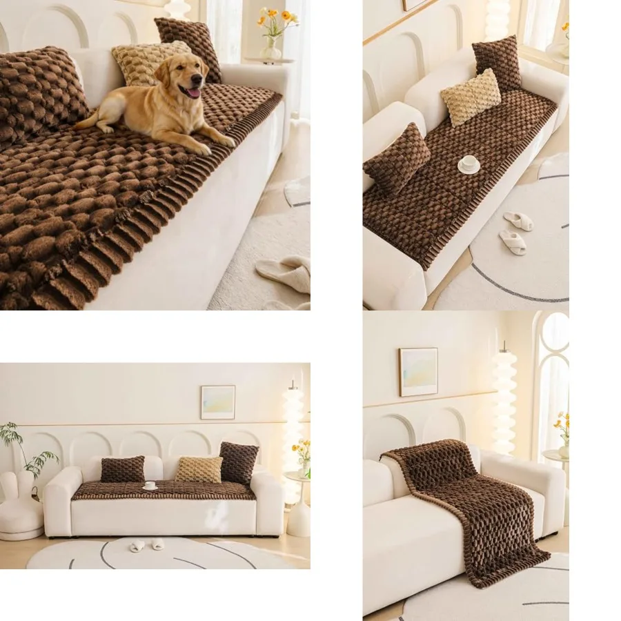 

Pet Couch Cover for Dogs Washable Pet-Friendly Dog Sofa Protector for Furniture Boho Pets Mat for Couches and Sofas