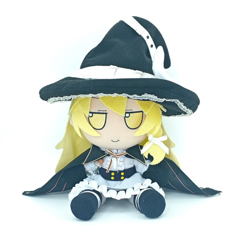 

20cm Anime Game TouHou Project Ice Fairy Kirisame Marisa Fumo Kawaii Cosplay Cotton Doll Soft Plushies Sitting Toy Figures Gift