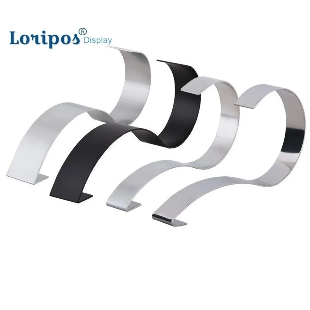 팔레트 남자 의류 매장 디스플레이 선반 스테인레스 스틸 Blet 홀더 브래킷 랙을 보여주는 데스크탑 벨트 디스플레이 랙 테이블 벨트