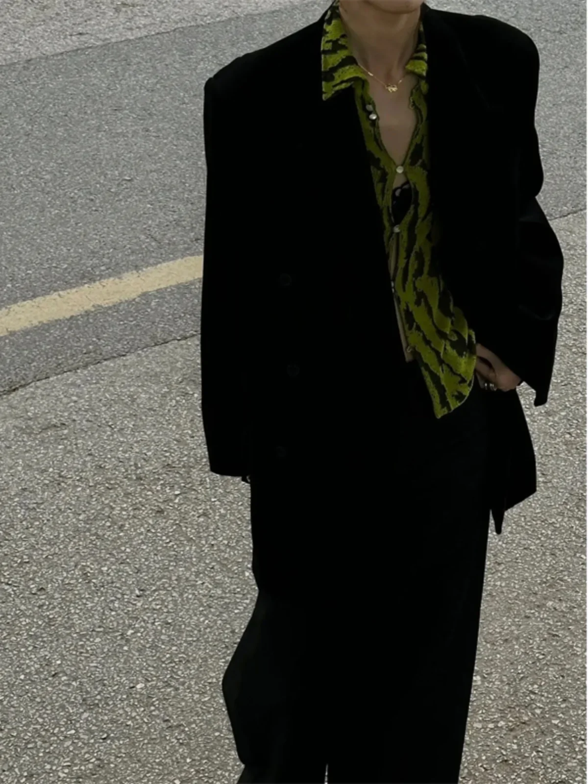 

Мужской повседневный костюм Bla: премиум-качество, легкий, с отложным воротником, осенний, модный, трендовый, брендовый, молодежный, стильный