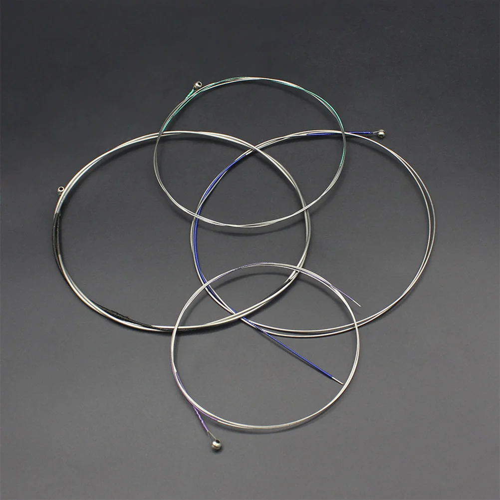 1 set di corde per violoncello di ricambio professionali per corde con nucleo in acciaio per giocatori di violoncello, suono chiaro e luminoso durevole
