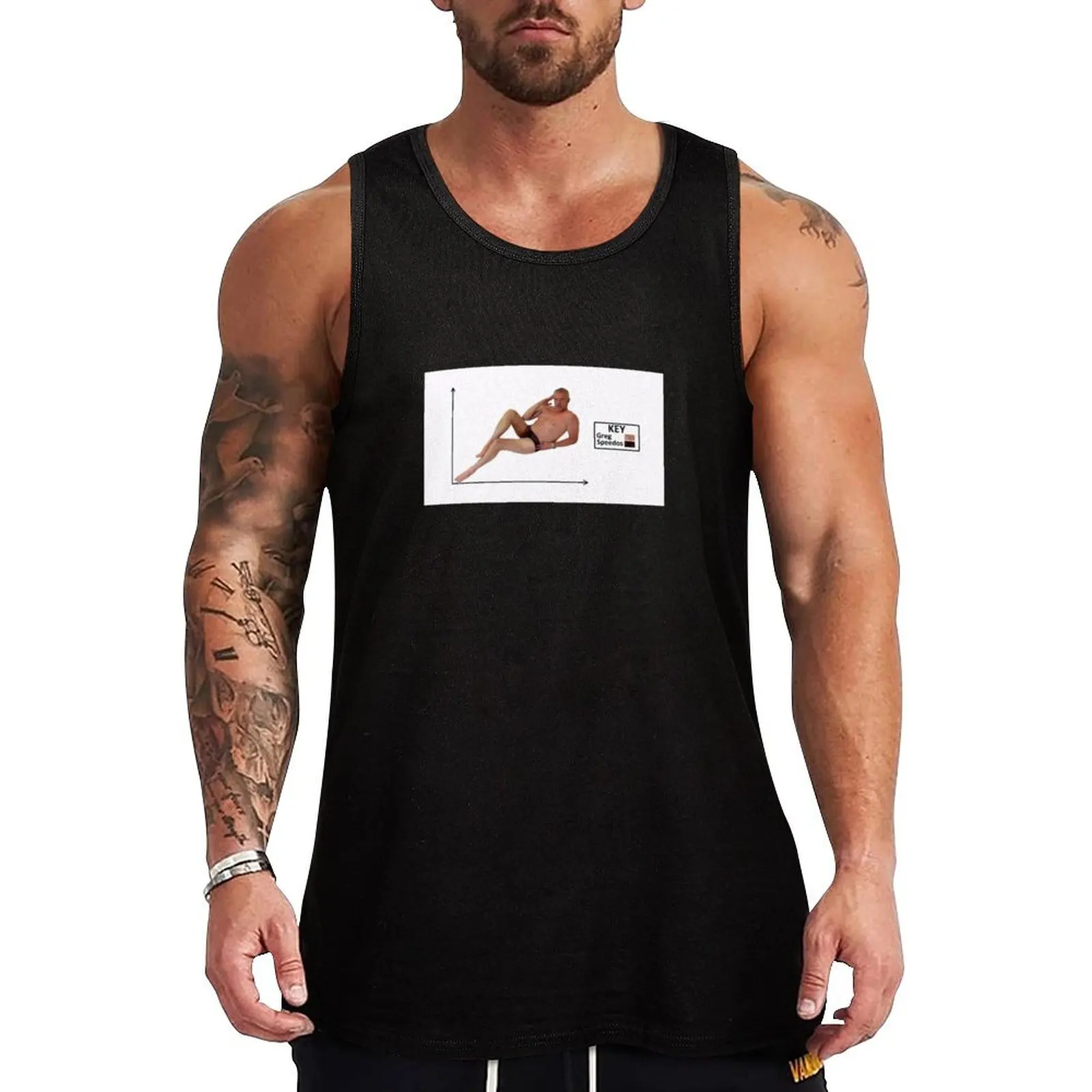 Greg Davies Tank Top Gym t-shirt man Man summer clothes