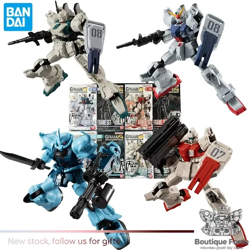 

Bandai SHOKUGAN G FRAME FA 08MS GM GUNDAM EZ8 Gouf Custom Mobile Suit Gundam The 08th MS Team Action Figure Model Kit