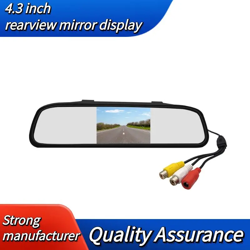 

4.3 inch rearview mirror, car mounted reverse display, parking reverse display, LCD color display