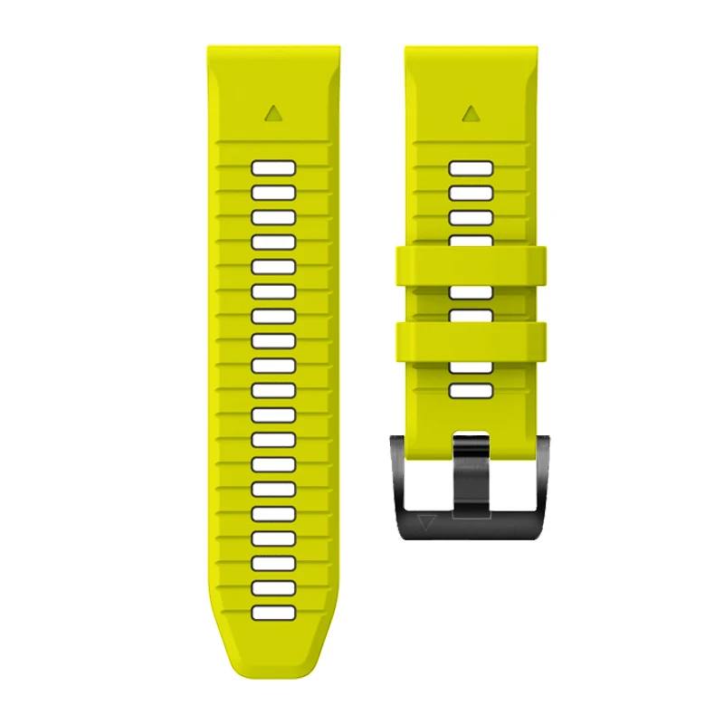 22 26MM Silicone WatchBand For Garmin Fenix 7X 7 6X 6 Pro Fenix 5X 5 Strap WristStrap For Coros VERTIX 2 Quick Release Bracelet