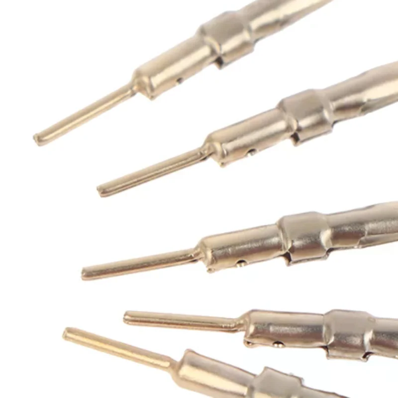 50Pcs/Set Nixie/VFD Tube Socket Pins 1mm Gold Plated IN-12 IN-18 For QS30-1 QS27-1 YS27-3 ZM1040 Z510M