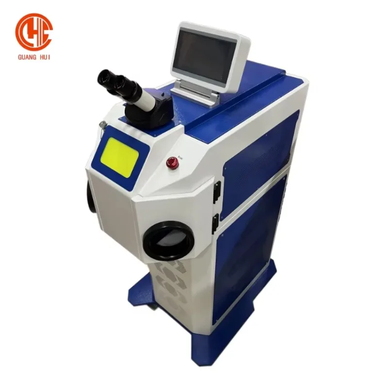 

【New】200W Easy-to-Operate Brand Motor Built-in Chiller Floor Stand Jewelry Welding hine for Gold Silver Copper Brass-Ne