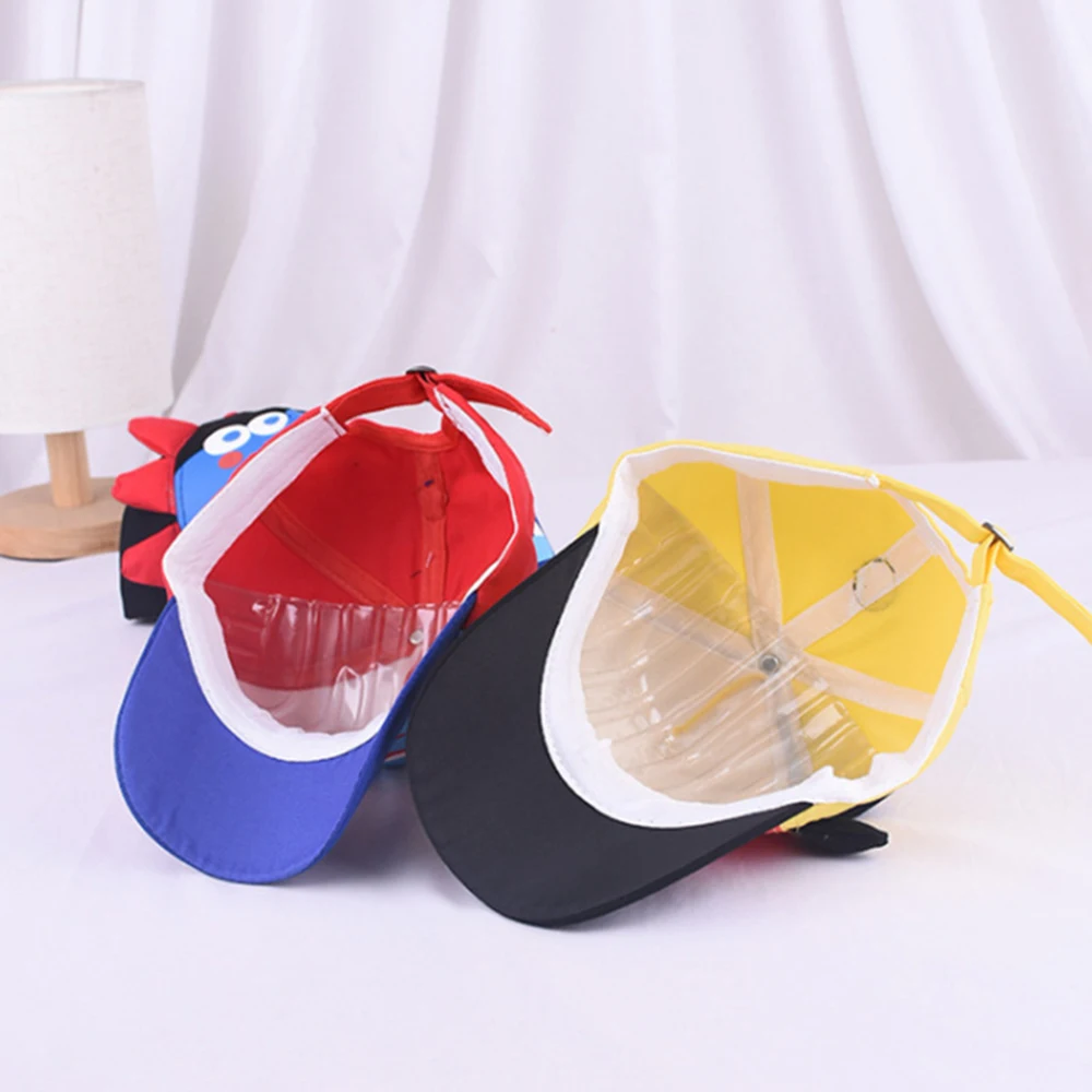 3D Cartoon Dinosaur Baseball Cap Spring Summer Net Hat Color Matching Sun Visor Peaked Caps For Kids 3-8 Years