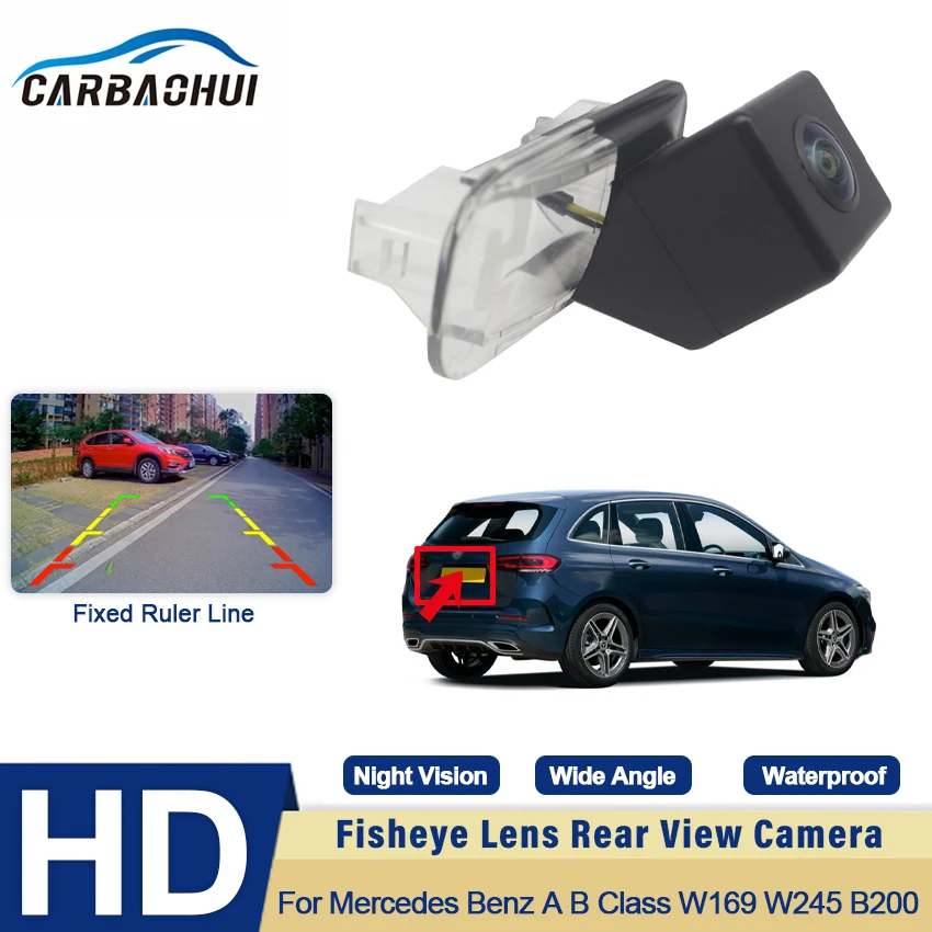 

170° 1080P HD CCD Waterproof Car Rear View Camera For Mercedes Benz A B Class W169 W245 B200 Reverse Parking Accessories