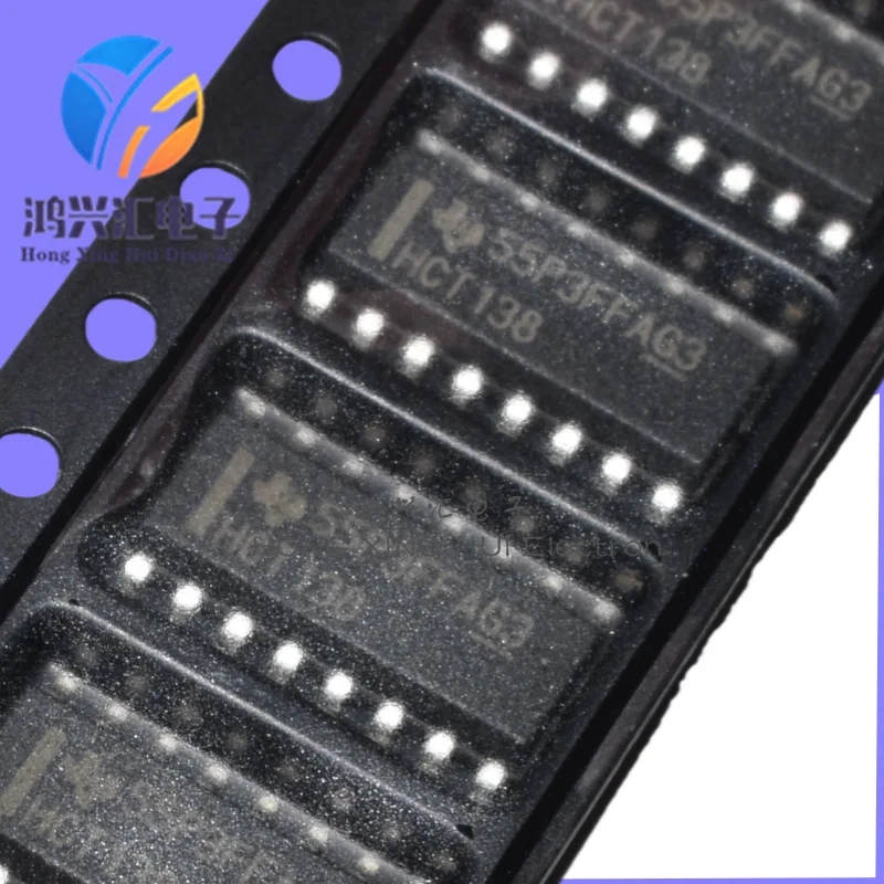 Brand New/Original SN74HCT138DR Silk-Screen HCT138 SOIC-16 Multiplexer Chip