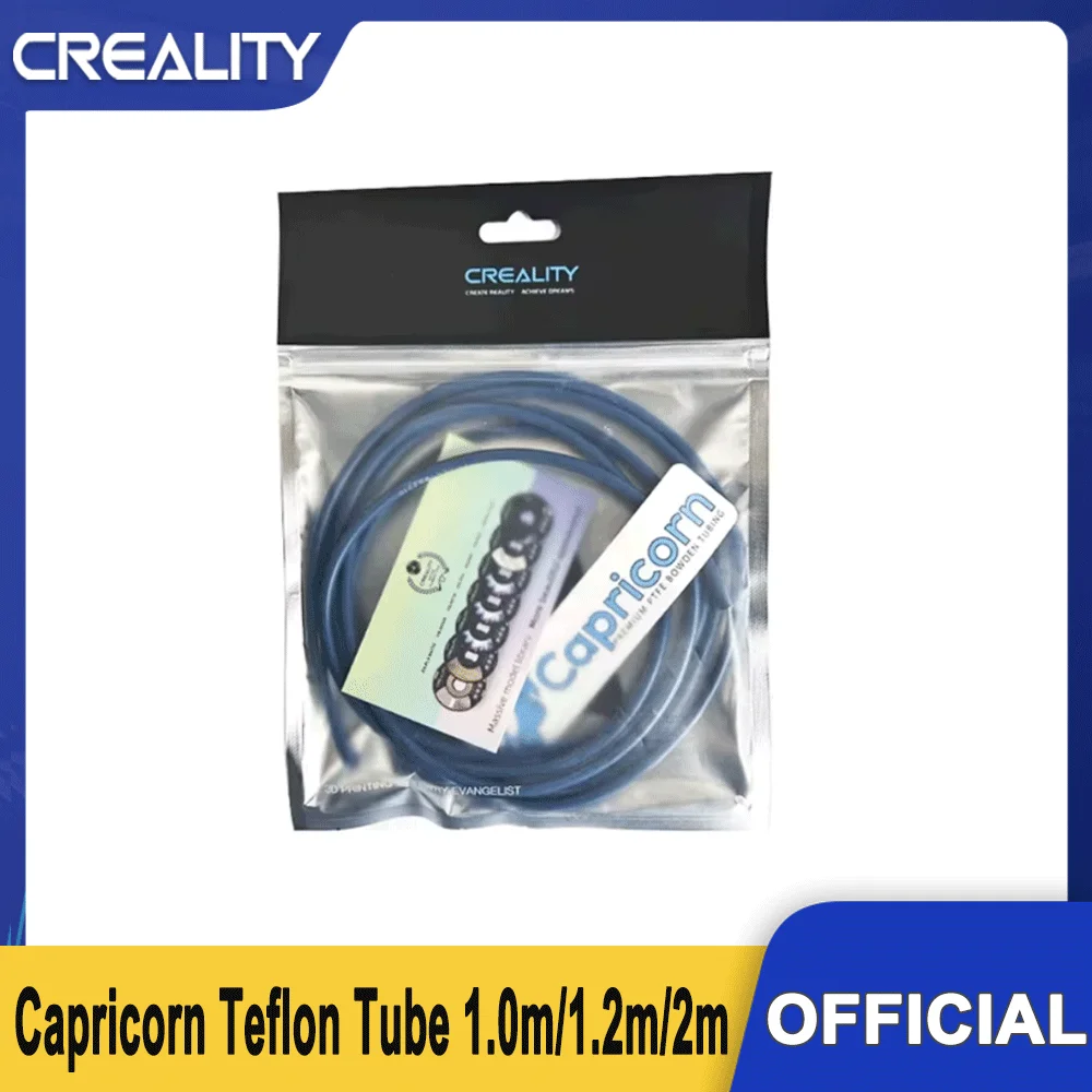 CREALITY for Capricorn Bowden PTFE Tubing Blue 1M/1.2M/2M 3D Printer Parts for 1.75mm Filament Premium PTFE Resin for Ender 3 V2