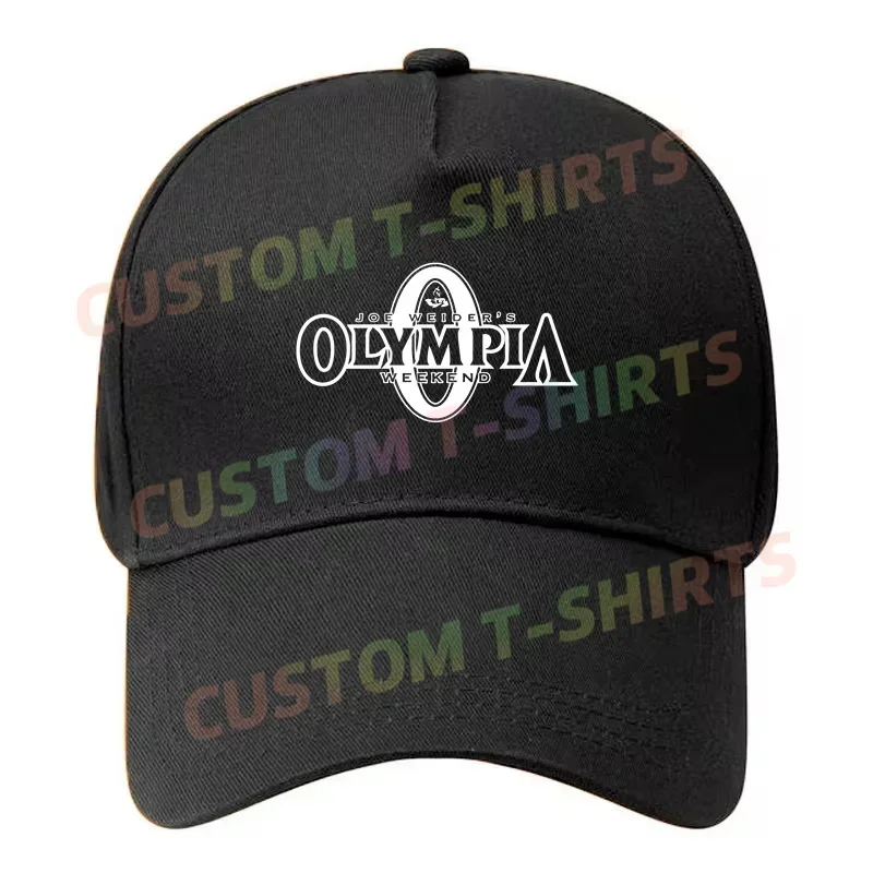 

Black Cap Mr Olympia Baseball Cap Snapback Caps Casquette Hats Fitted Casual Gorras Hip Hop Dad Hats Unisex