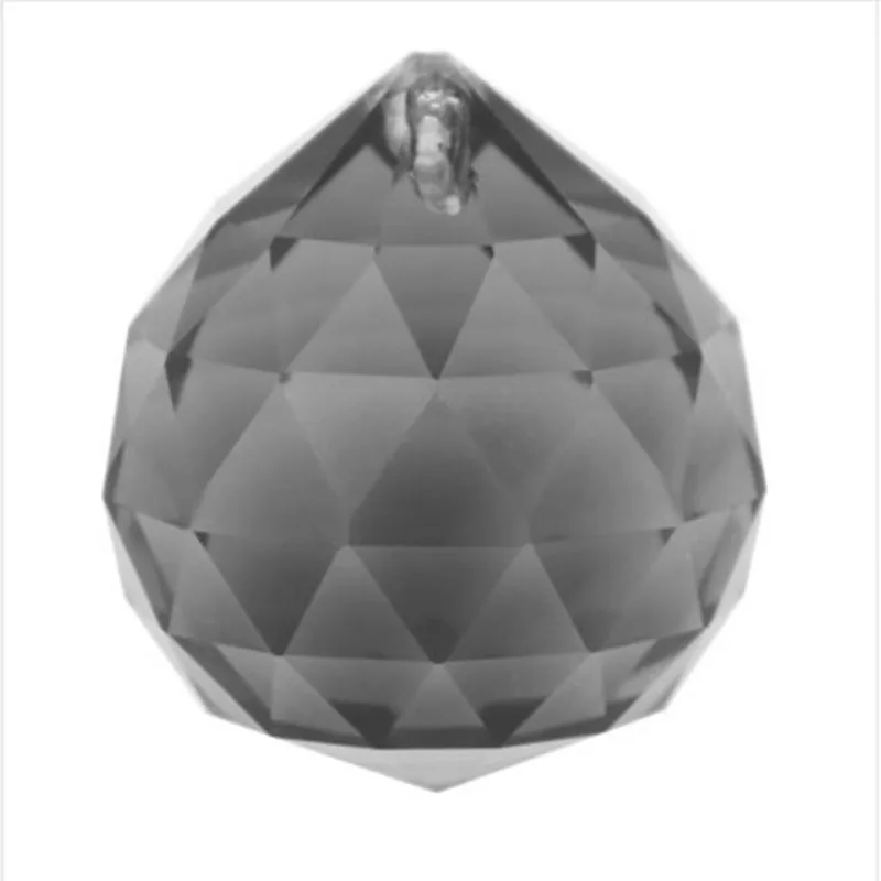 

50mm 60mm 80mm 100mm 1 Pc Color K9 Crystals Glass Faceted Hanging Ball Prism for Mariage Wedding Parting Hotel Home Decoration