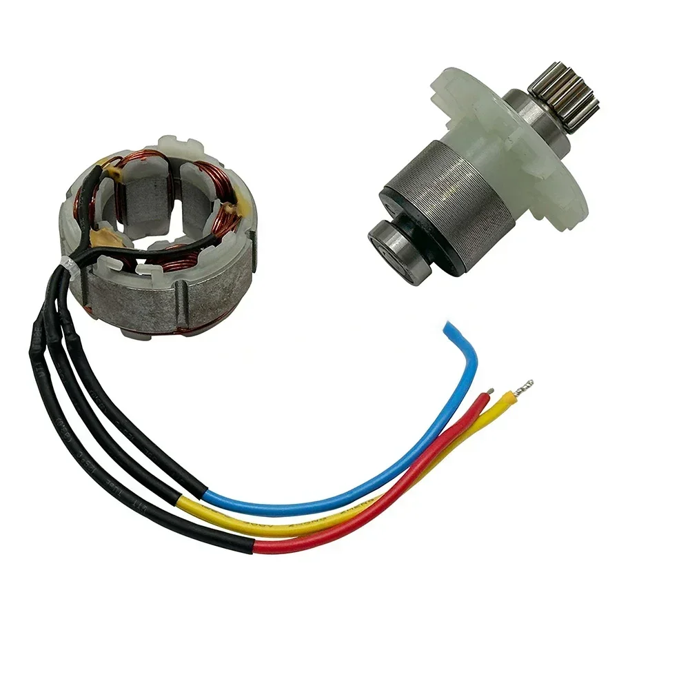 21v 12 Teeth Brushless Lawn Mower Motor Assembly Hedge Trimmer For Rotor Metal Brushless Lawnmower Motor Assembly Power Tool