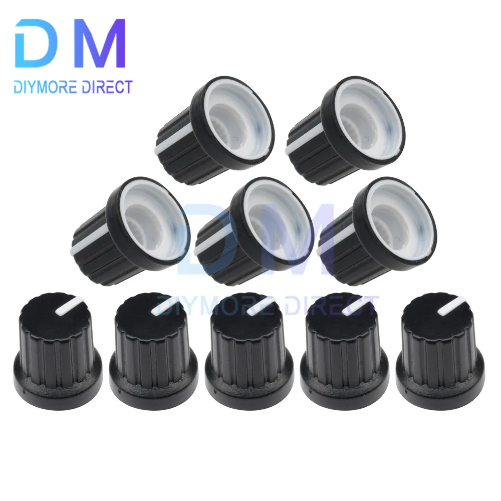 10PCS/lot Potentiometer Knobs WH148 Potentiometer Knob Cap