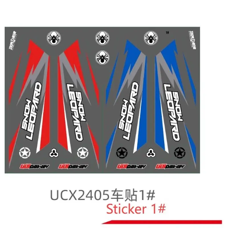 UDIRC UCX2405 RC Car Spare Parts Sticker